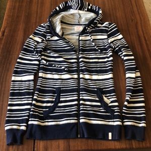 Quicksilver zip up hoodie sweatshirt